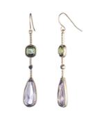 Lauren Ralph Lauren Channel Stone Drop Earrings