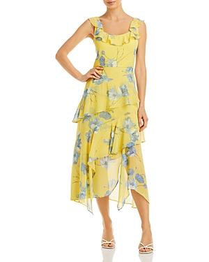Bcbgmaxazria Eve Midi Woven Dress