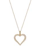 Bloomingdale's Diamond Heart Pendant Necklace In 14k Yellow Gold, 0.5 Ct. T.w. - 100% Exclusive