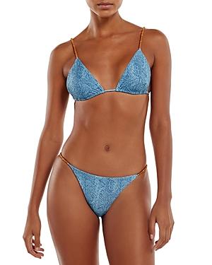 Vix Nic Snake Print Bikini Top