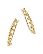 Moon & Meadow Beaded Ear Climbers In 14k Yellow Gold - 100% Exclusive