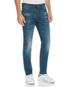 G-star Raw 3301 Slim Fit Stretch Jeans In Medium Aged