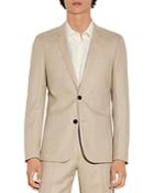 Sandro Jupiter Wool Flannel Suit Jacket