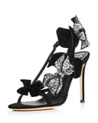 Giuseppe Zanotti Strappy Embellished Bow High Heel Sandals