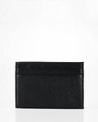 Polo Ralph Lauren Pebbled Card Case With Money Clip