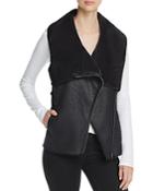 Cupcakes And Cashmere Rick Faux Shearling Vest