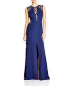Nicole Bakti Sleeveless Illusion Lace Gown - 100% Bloomingdale's Exclusive