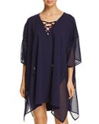 Tommy Bahama Lace-up Tunic Swim Cover-up