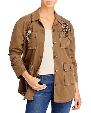 Cinq A Sept Vera Embellished Twill Jacket