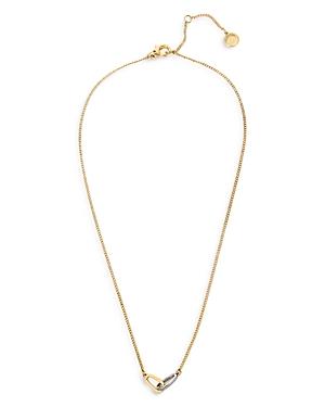 Allsaints Mini Carabiner Link Pendant Necklace, 20
