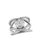 Bloomingdale's Diamond Statement Ring In 14k White Gold, 1.50 Ct. T.w. - 100% Exclusive