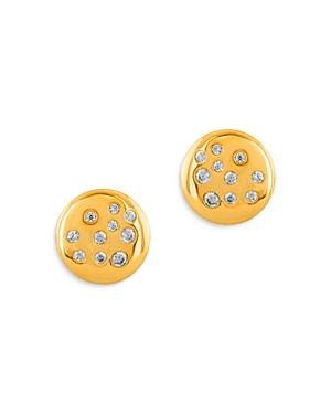 Bloomingdale's Burnished Diamond Stud Earrings In 14k Yellow Gold, 0.15 Ct. T.w. - 100% Exclusive