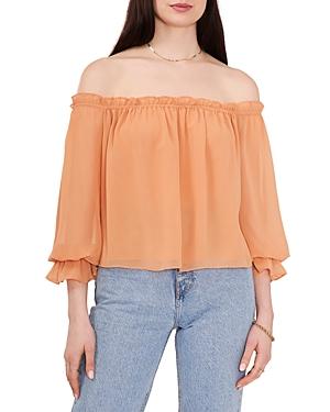 1.state Off The Shoulder Long Sleeve Top