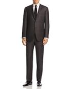 Canali Water-resistant Birdseye Stripe Classic Fit Suit