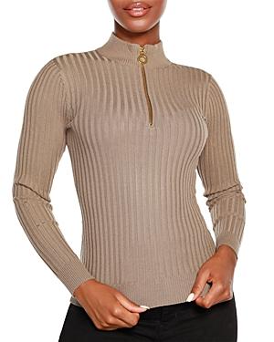 Belldini Half Zip Mock Neck Sweater