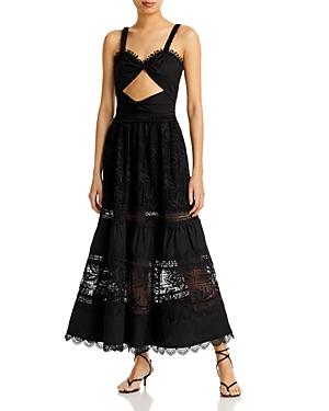 Waimari Emma Lace Trim Maxi Dress