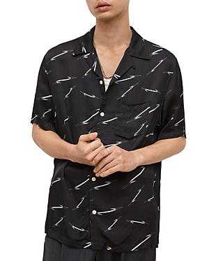 Allsaints Pointers Relaxed Fit Camp Shirt