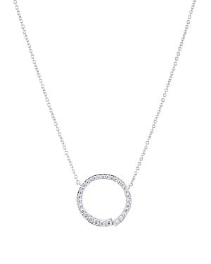 Nadri Ripple Circle Pendant Necklace, 19