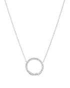 Nadri Ripple Circle Pendant Necklace, 19