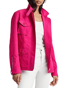 Lauren Ralph Lauren Buckle Neck Zipper Jacket