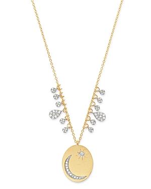 Meira T 14k Yellow Gold Moon And Star Coin Necklace