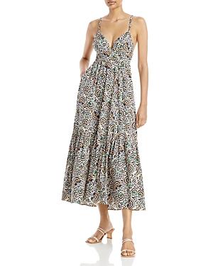 A.l.c. Rhodes Printed Open Back Dress