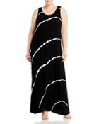 Marc New York Plus Tie Dyed Maxi Dress