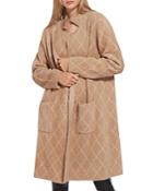 Lysse Peak Faux Mink Coat