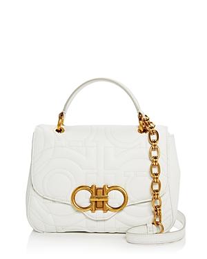Salvatore Ferragamo Gancio Quilting Shoulder Bag