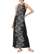 Tommy Bahama Midnight Blooms Printed Maxi Dress