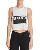 Calvin Klein Graphic Cropped Tank