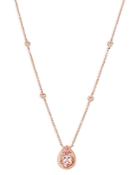 Bloomingdale's Morganite And Diamond Pear-shaped Pendant Necklace In 14k Rose Gold, 16 - 100% Exclusive