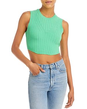 Remain Bassy Knit Open Back Cropped Top