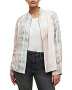 Allsaints Copen Tie Dyed Bomber Jacket