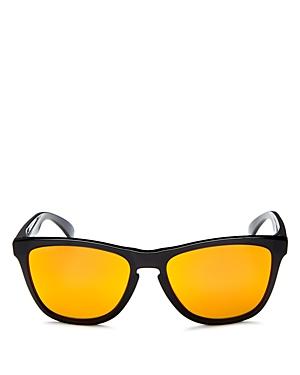 Oakley Men's Frogskins Prizm Polarized Mirrored Square Sunglasses, 54mm