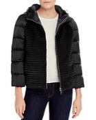 Herno Hooded Faux Fur Puffer Coat