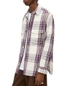 Allsaints Bluefield Plaid Relaxed Fit Shirt