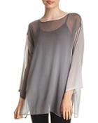 Eileen Fisher Silk Ombre Tunic