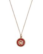 Moon & Meadow 14k Yellow Gold Diamond & Enamel Tiger Medallion Pendant Necklace, 18 - 100% Exclusive