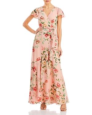 Eliza J Flutter Sleeve Maxi Dress