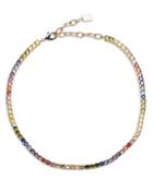 Dannijo Gemini Multicolored Rhinestone Necklace, 15-18