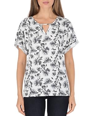 B Collection By Bobeau Printed Dolman Tee
