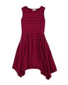 Splendid Girls' Stripe Handkerchief Hem Dress - Sizes 7-14 - Compare At $62