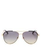 Kate Spade New York Amarissa Aviator Sunglasses, 58mm