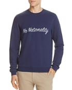Nn07 No Nationality Graphic Sweatshirt