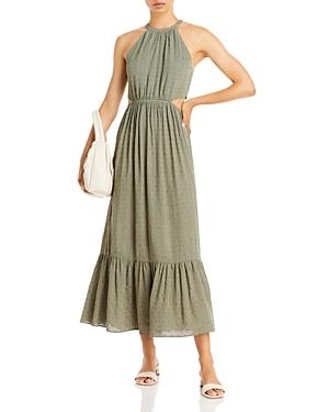 Aqua Cutout Waist Midi Dress - 100% Exclusive