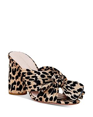 Loeffler Randall Women's Penny Pleated High Heel Slide Sandals