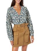 Joie Lasha V Neck Silk Top