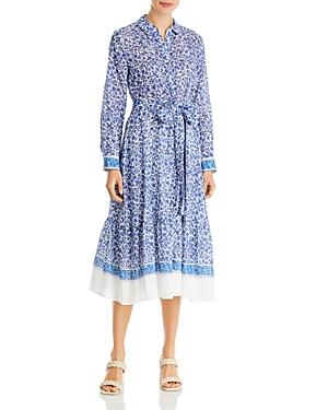 Kobi Halperin Penelope Tie Waist Midi Dress