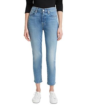 7 For All Mankind Josefina Cropped Skinny Jeans In Formosa